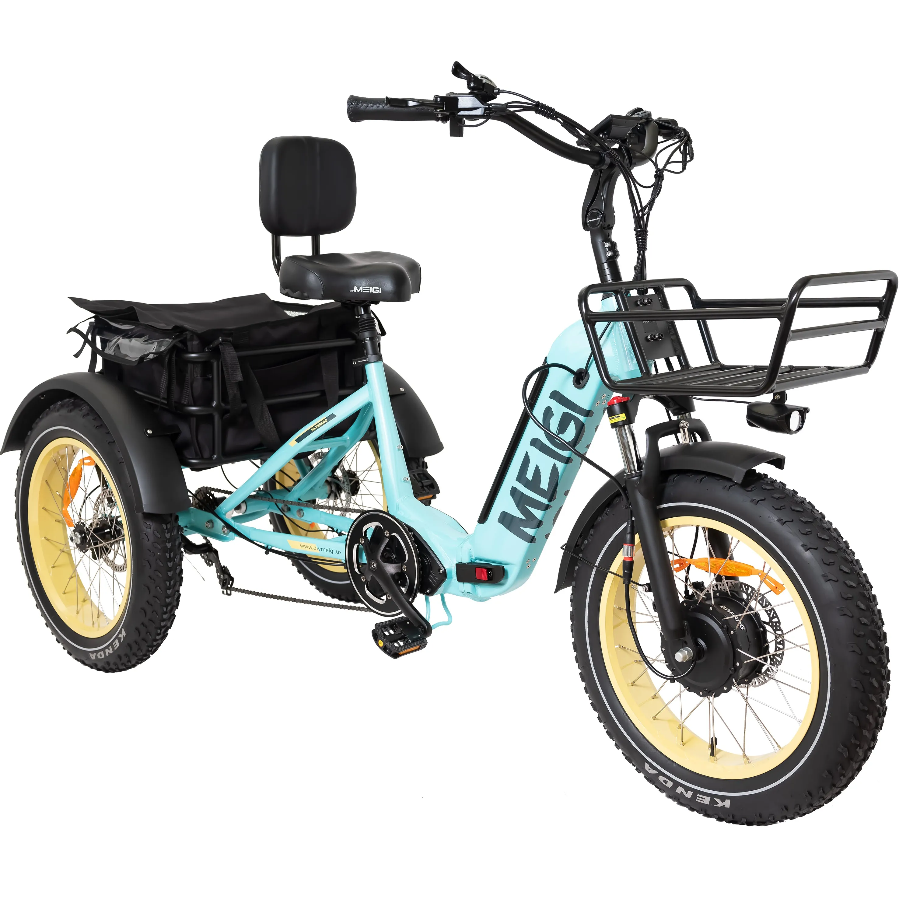 DWMeigi Silverado Fat Tire 48V/14Ah 750W Folding Electric Trike