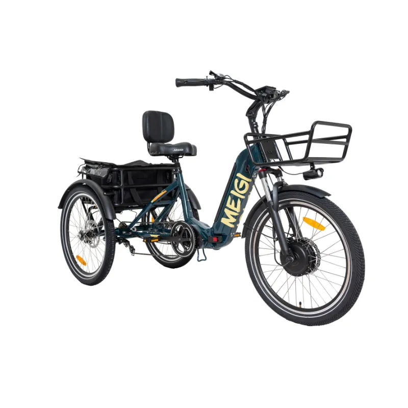 DWMeigi Silverado Folding Electric Tricycle, 48V/13Ah, 750W