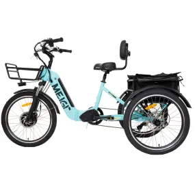 DWMeigi Silverado Folding Electric Tricycle, 48V/13Ah, 750W