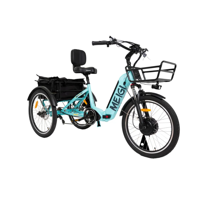 DWMeigi Silverado Folding Electric Tricycle, 48V/13Ah, 750W