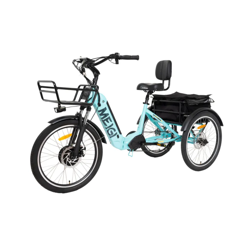 DWMeigi Silverado Folding Electric Tricycle, 48V/13Ah, 750W