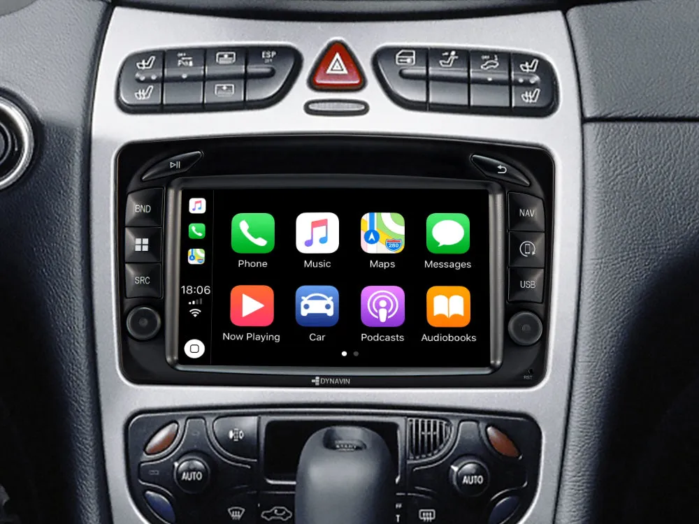 Dynavin 8 Pro Radio Navigation Mercedes CLK-Class W209 (02-04) 7" Touchscreen Android Auto / Apple Carplay