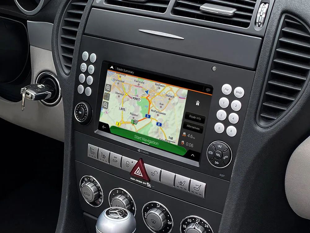 Dynavin 9 Pro Radio Navigation Mercedes SLK (04-10) 7" Touchscreen Android Auto / Apple Carplay