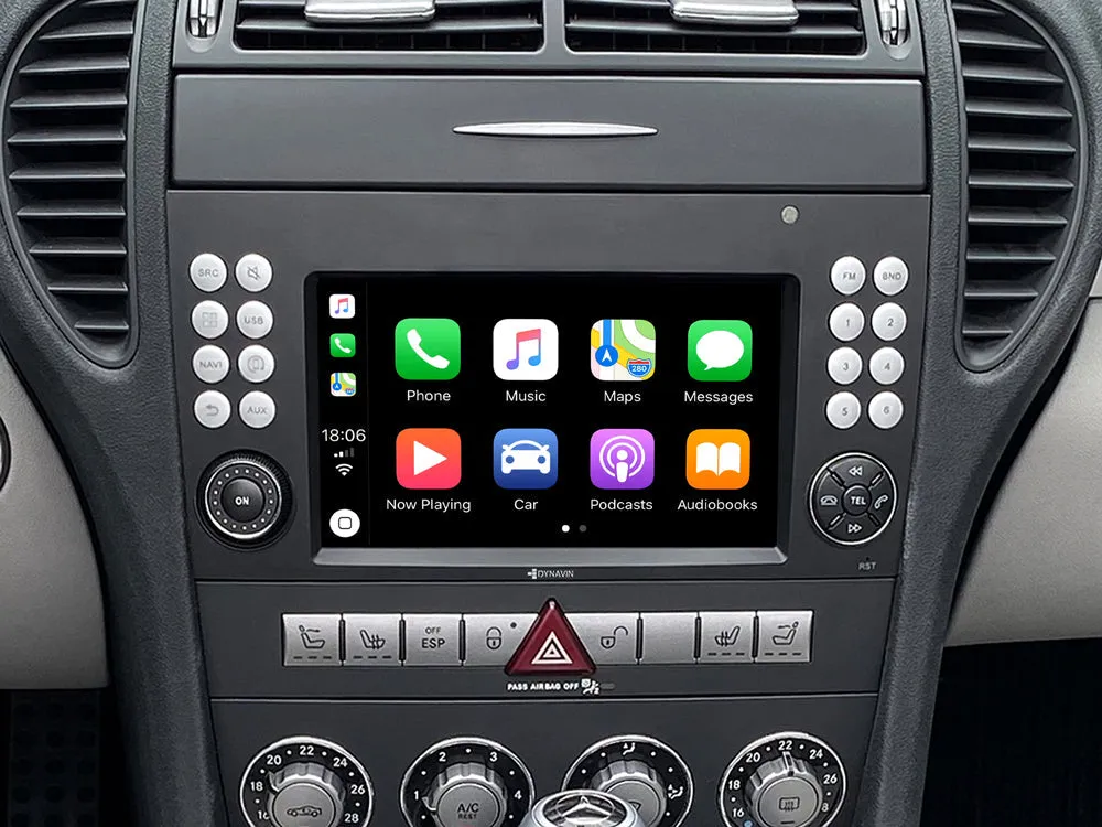 Dynavin 9 Pro Radio Navigation Mercedes SLK (04-10) 7" Touchscreen Android Auto / Apple Carplay