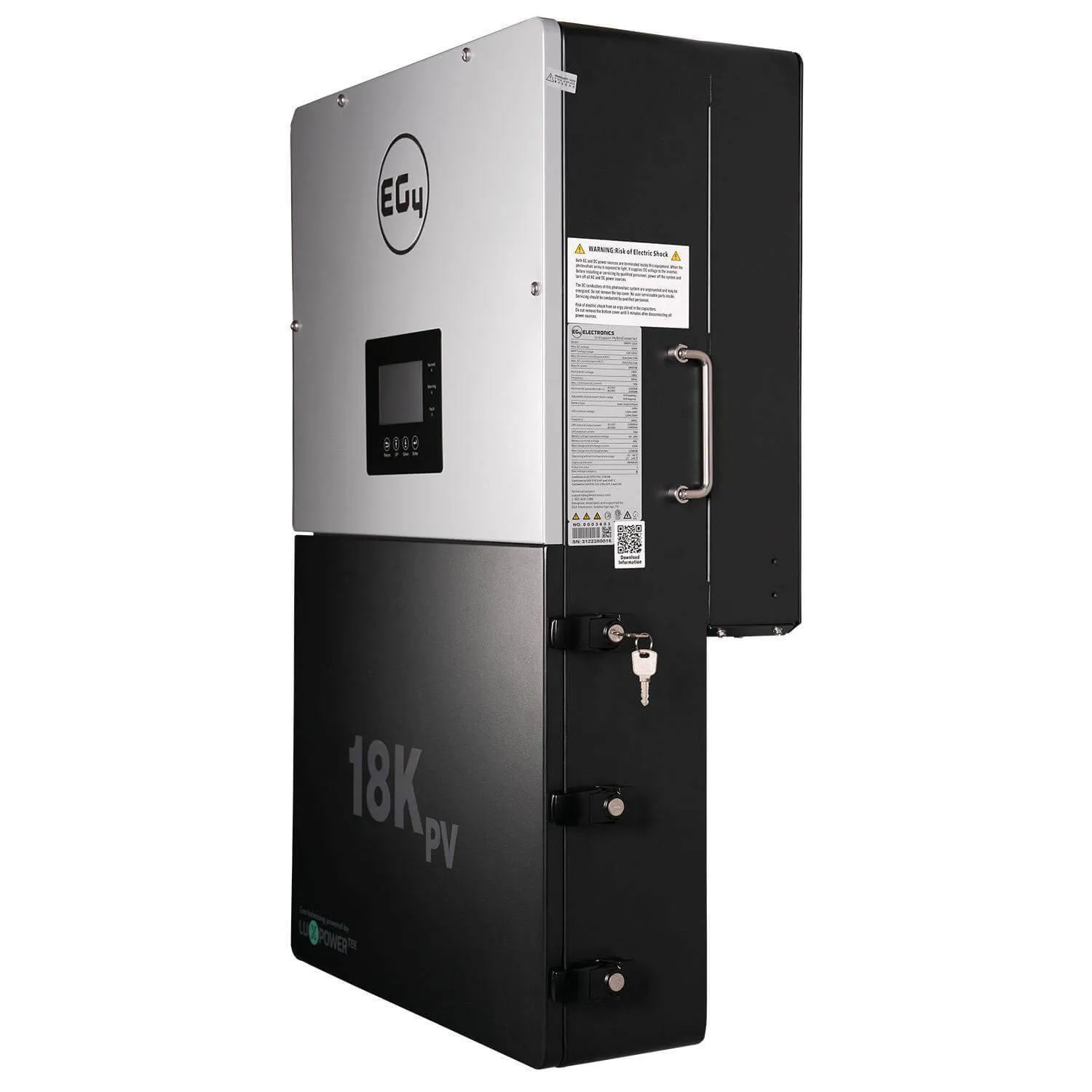 EG4 48V 18kPV-12LV 120/240VAC Hybrid Split Phase Inverter