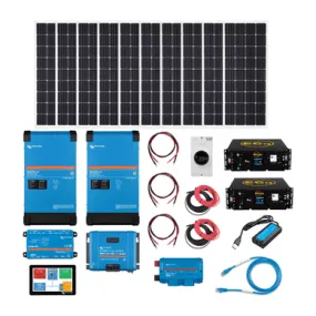 EG4 Complete Mobile Solar Kit for 30 Amp RVs - 120/240V Output / 48VDC 2,000W of Solar PV [Kit-V0002]