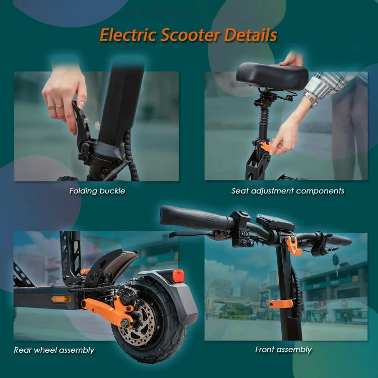 [EU Warehouse] Kukirin G2 Pro 600W Three-speed Folding Electric Offroad Scooter with 8.5 inch Tires & LCD Display(Black)