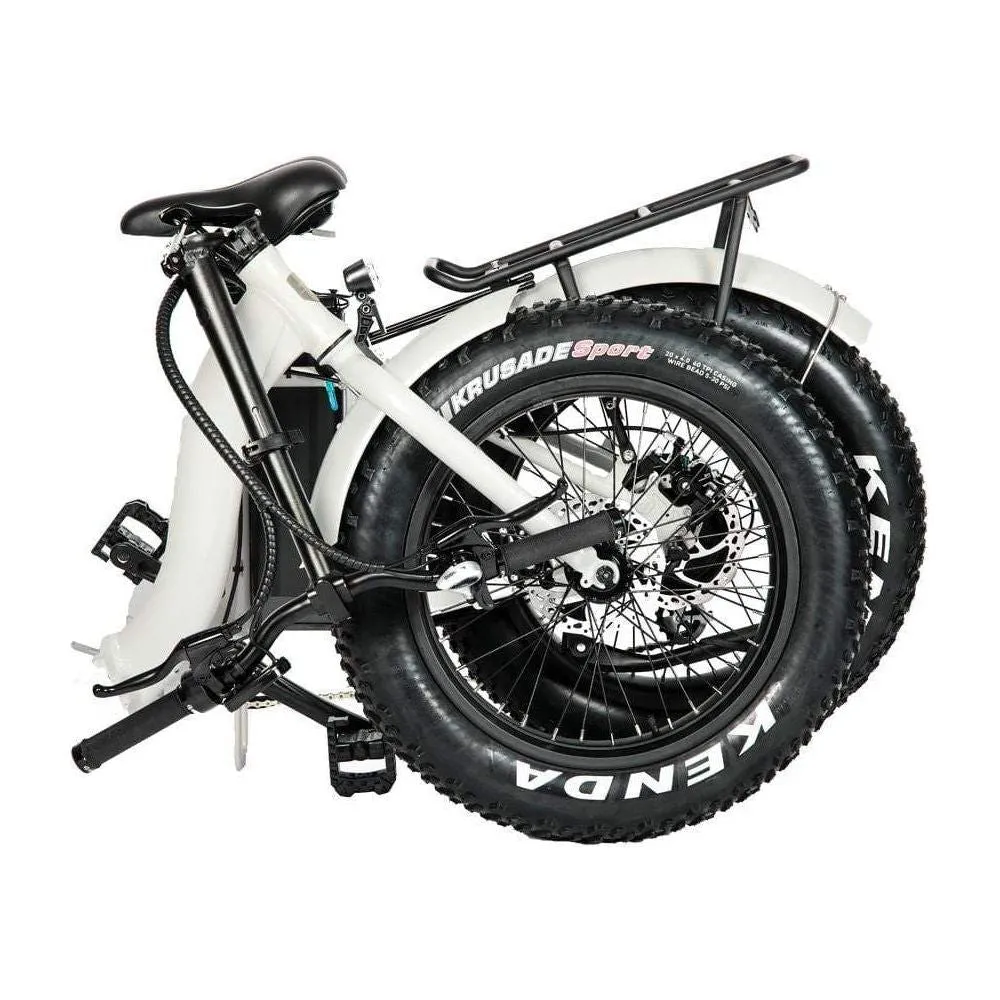 EUNORAU, E-Fat-Step, Foldable, Step-Thru, 20" Fat Tire Electric Bike - 500 Watt, 48V