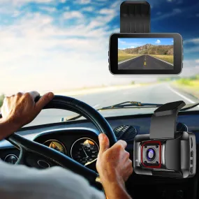 everyday Driving Recorder 3-Inch High-Definition Screen Night Vision 1080P Car Front and Rear double Recording Loop Recording double Lens Driving Recorder Car Accessories on Clearance