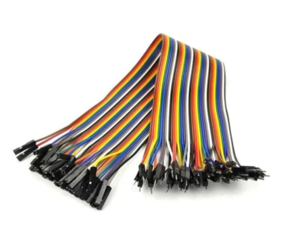 Extra Long Jumper Wires - Male to Female (40 Pack)