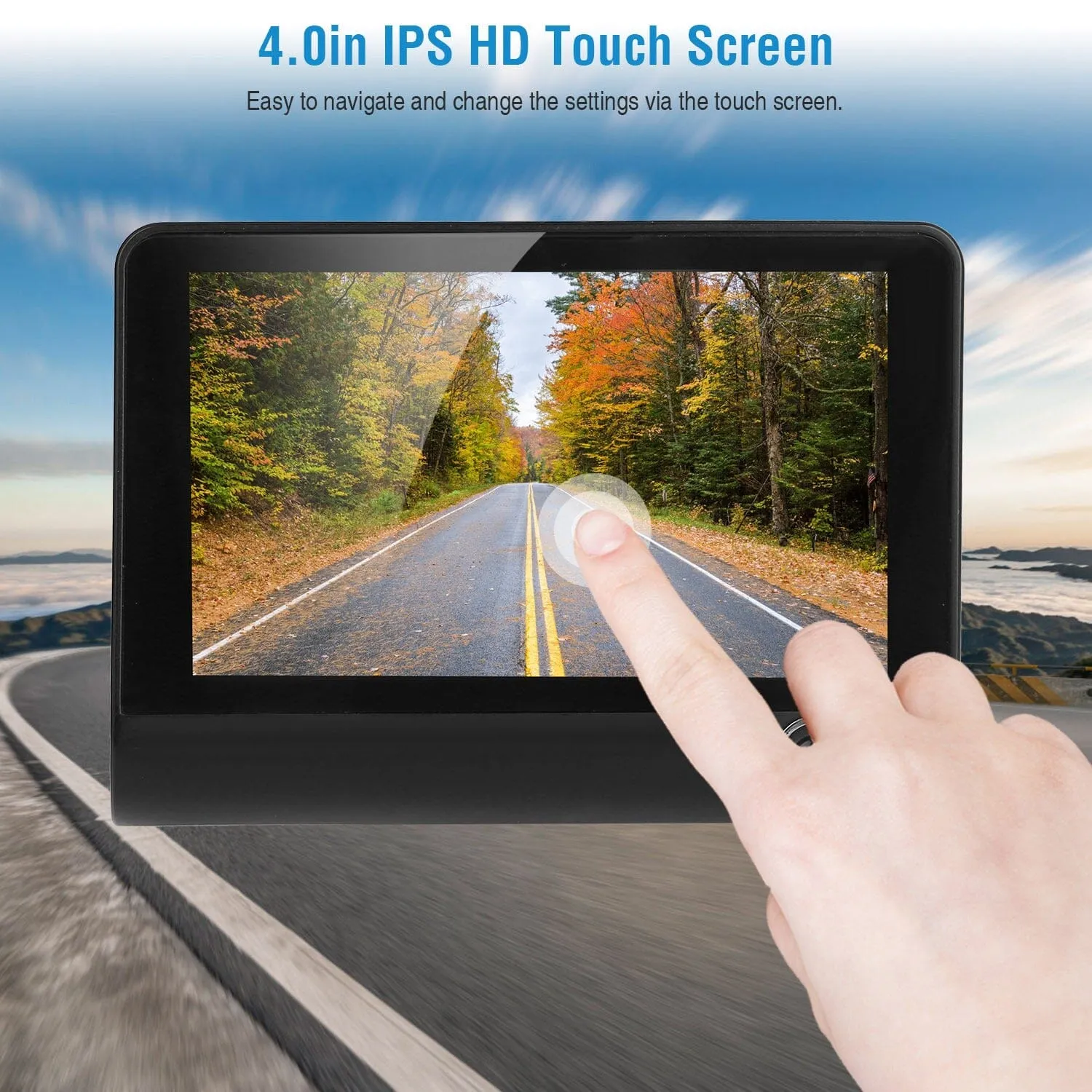 FHD 1080P Touchscreen Car DVR Dash Camera