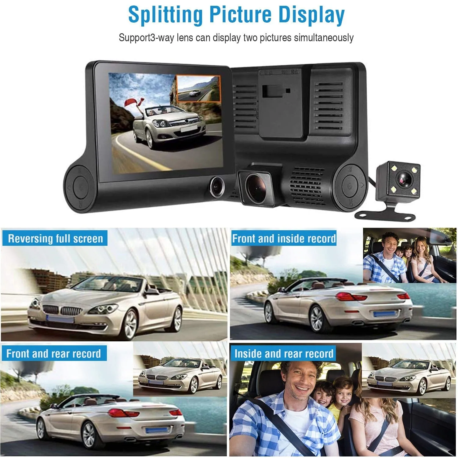 FHD 1080P Touchscreen Car DVR Dash Camera