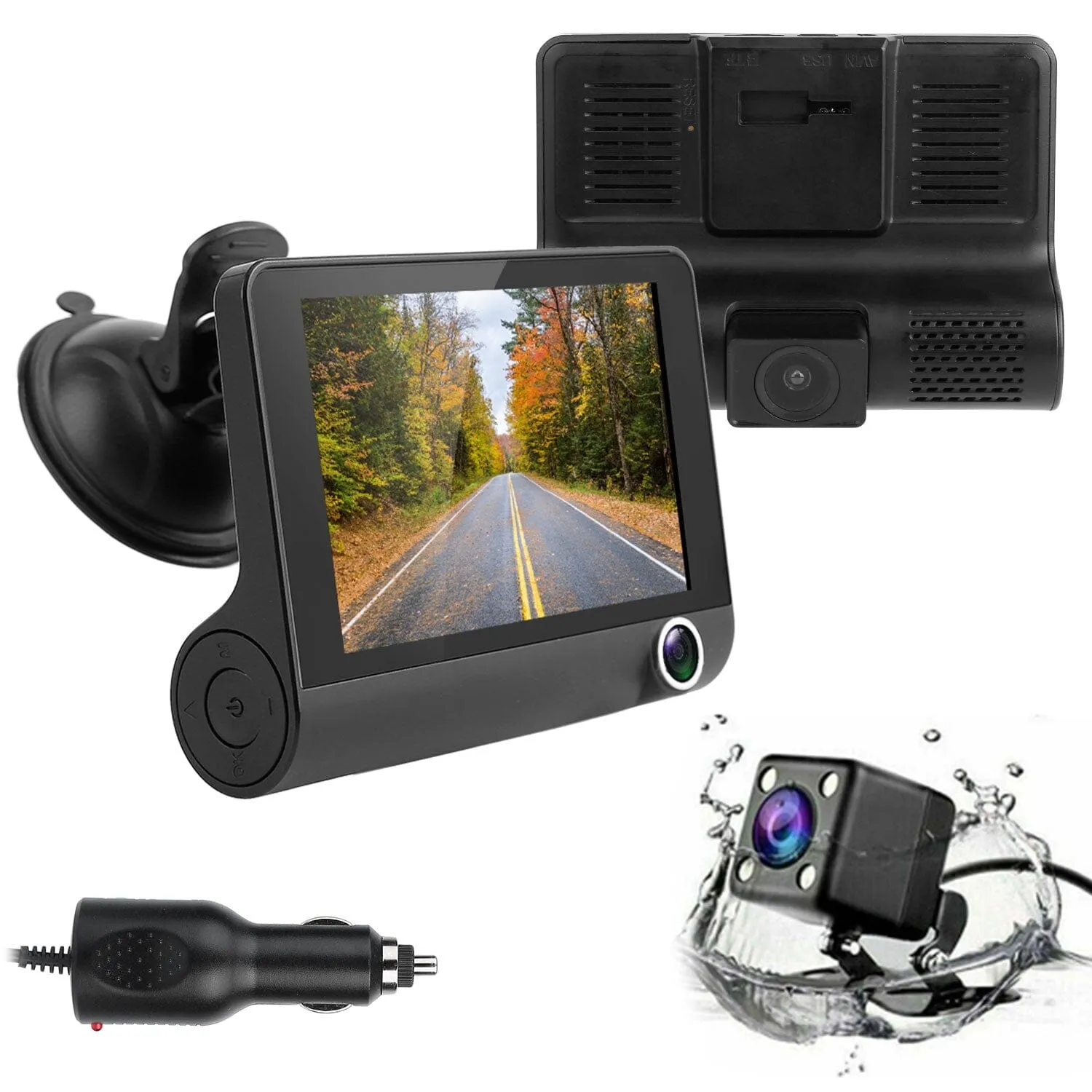 FHD 1080P Touchscreen Car DVR Dash Camera