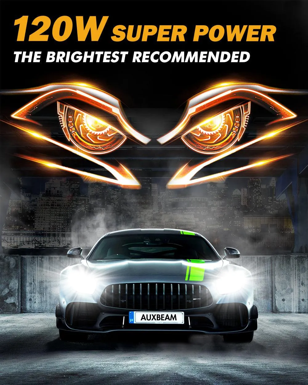 For 2006-2013 Toyota Yaris H4 LED Headlight Bulbs