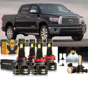 For 2007-2013 Toyota Tundra 9005 H11 LED Headlight Bulbs Bundle