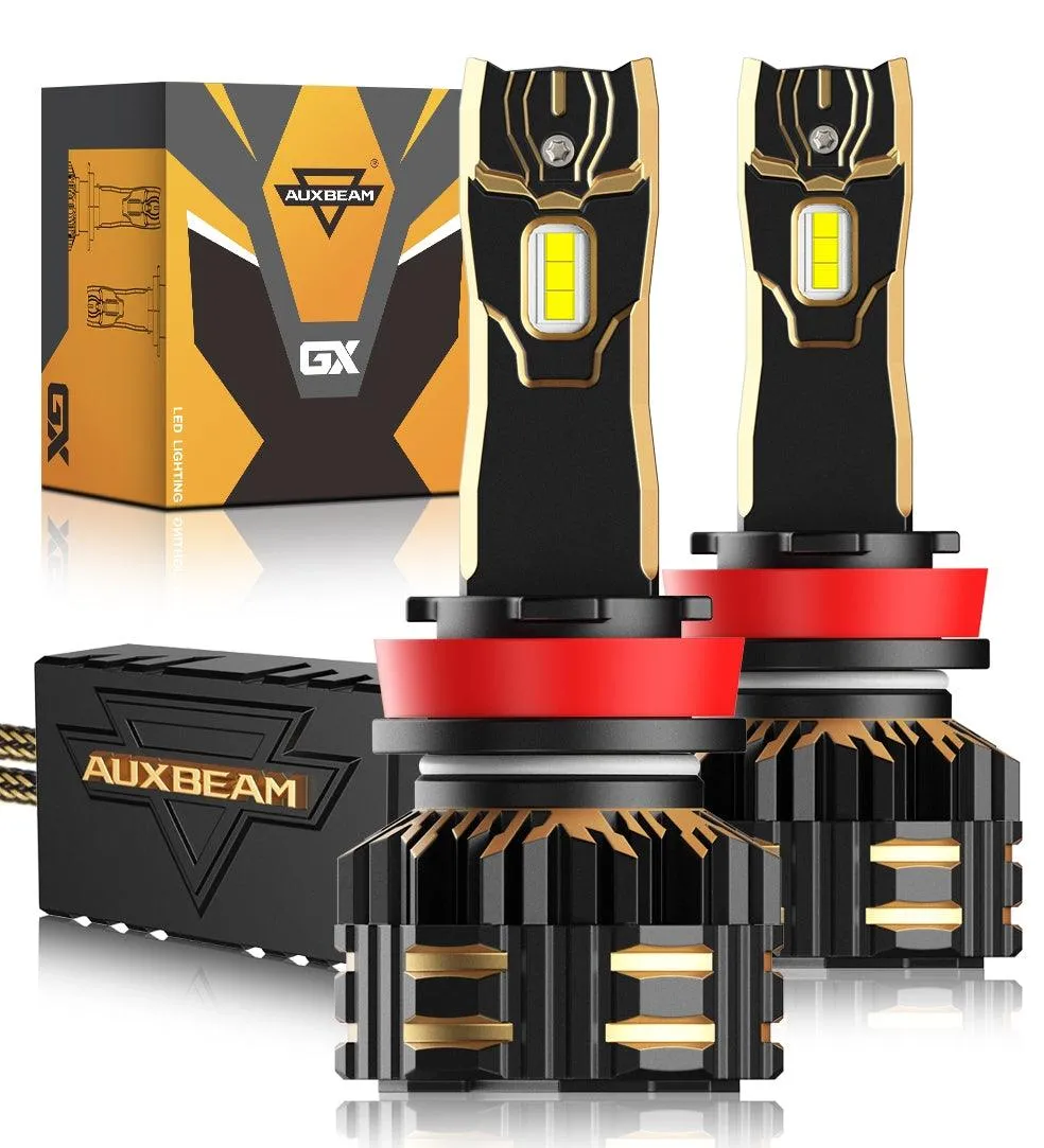 For 2007-2014 GMC Sierra 2500 HD 9005 H11 LED Headlight Bulbs Bundle