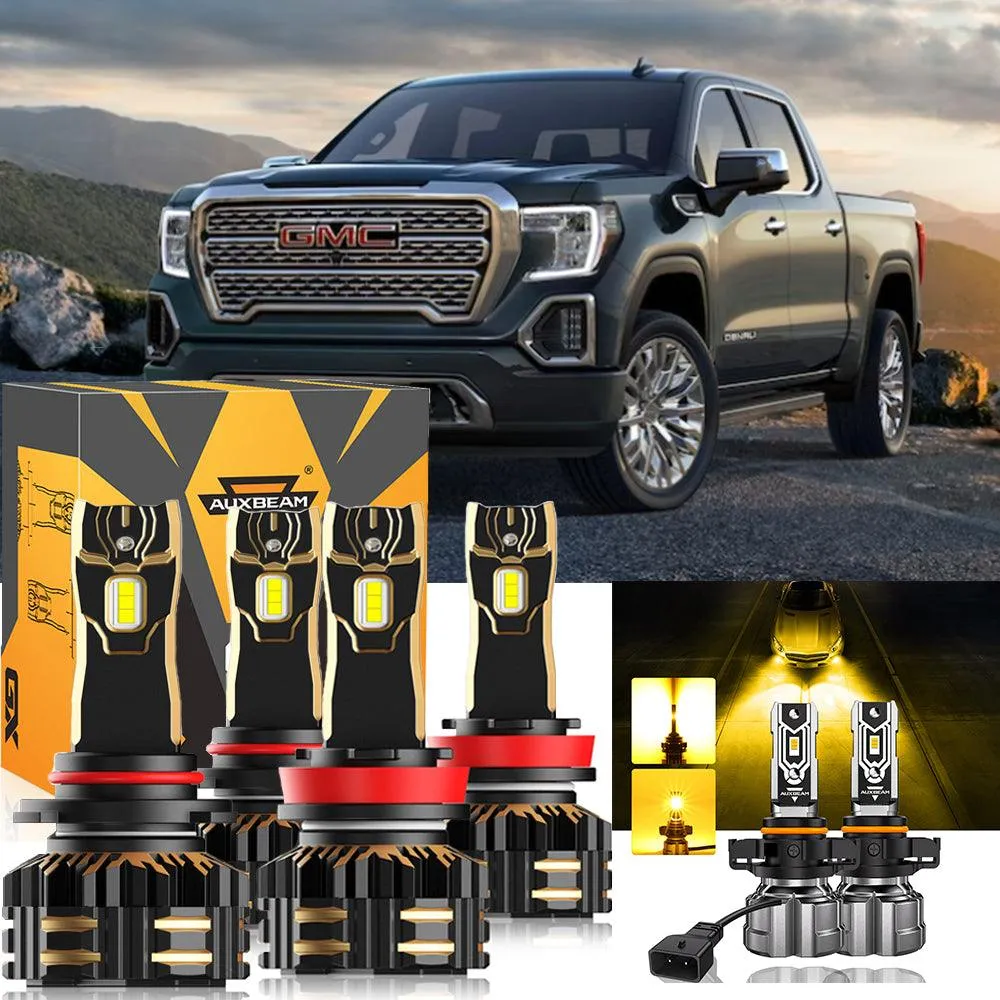 For 2007 GMC Sierra 1500 9005 H11 LED Headlight Bulbs Bundle