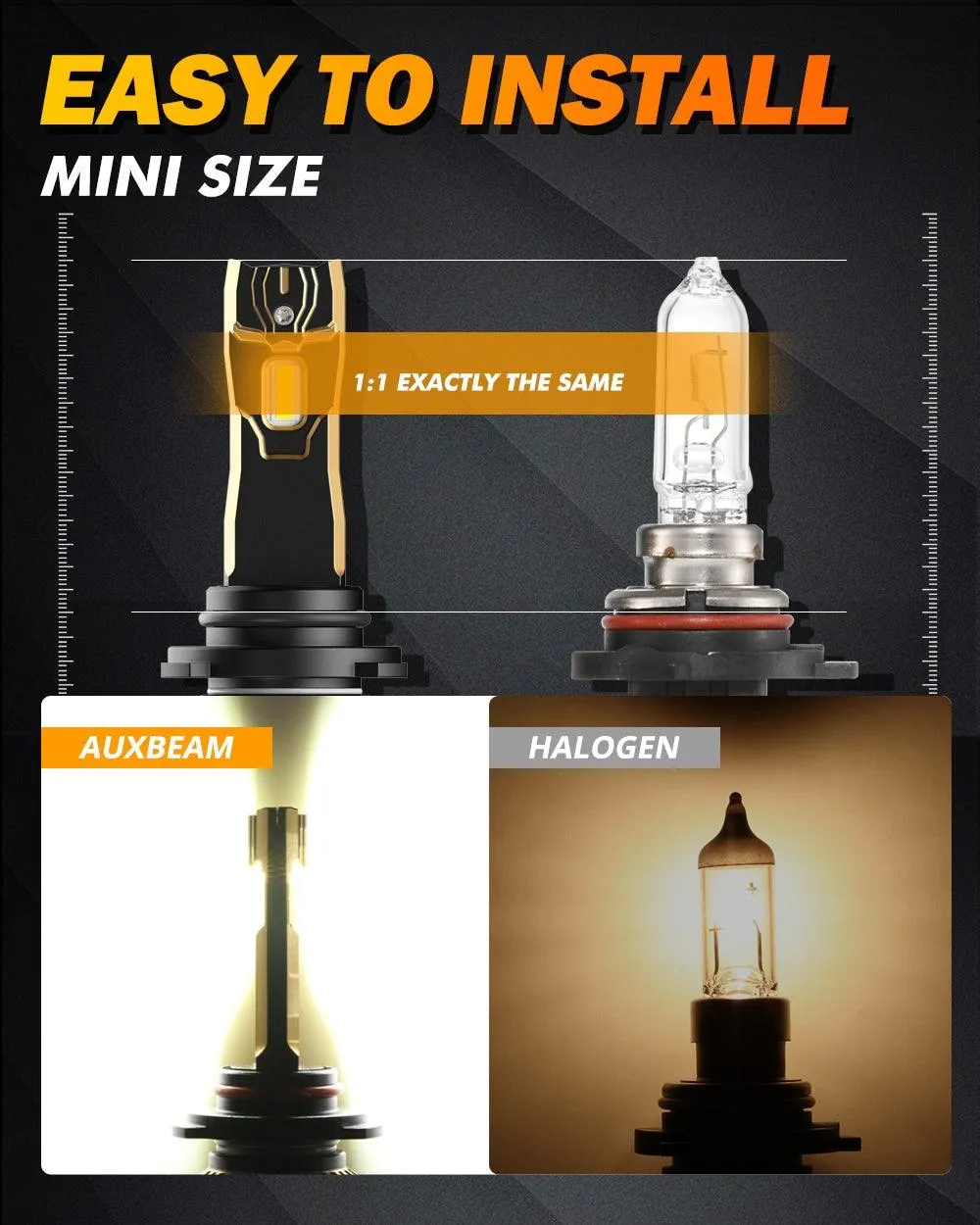 For 2007 GMC Sierra 1500 9005 H11 LED Headlight Bulbs Bundle