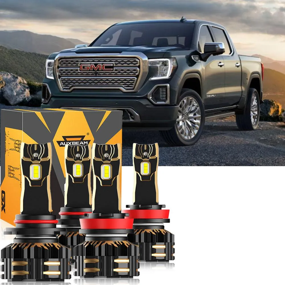 For 2007 GMC Sierra 1500 9005 H11 LED Headlight Bulbs Bundle