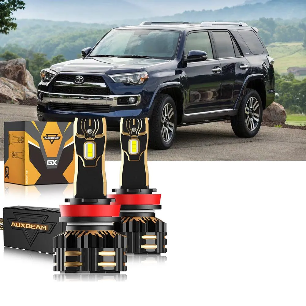 For 2010-2020 Toyota 4Runner 9005 H11 LED Headlight Bulbs Bundle