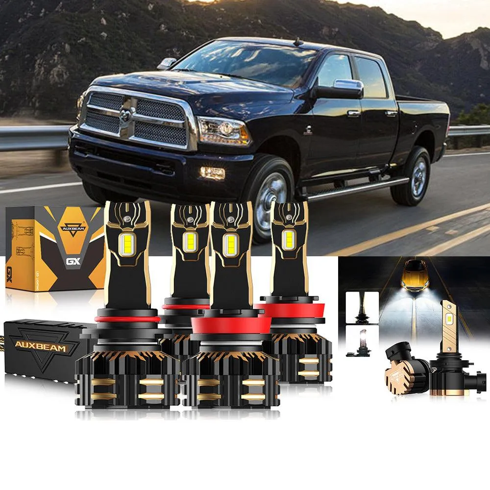 For 2013-2015 Ram 2500 (without projector-type headlights) 9005 H11 LED Headlight Bulbs Bundle