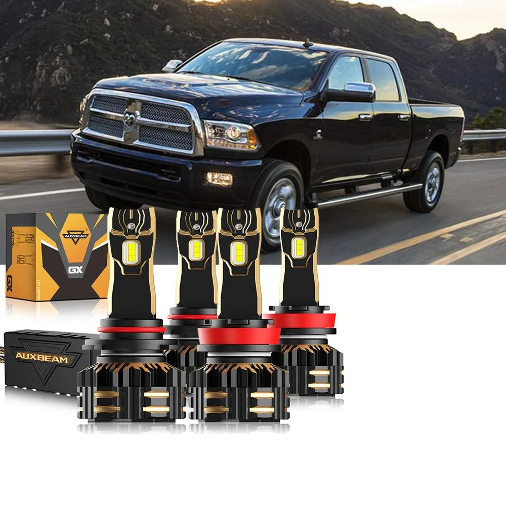 For 2013-2015 Ram 2500 (without projector-type headlights) 9005 H11 LED Headlight Bulbs Bundle