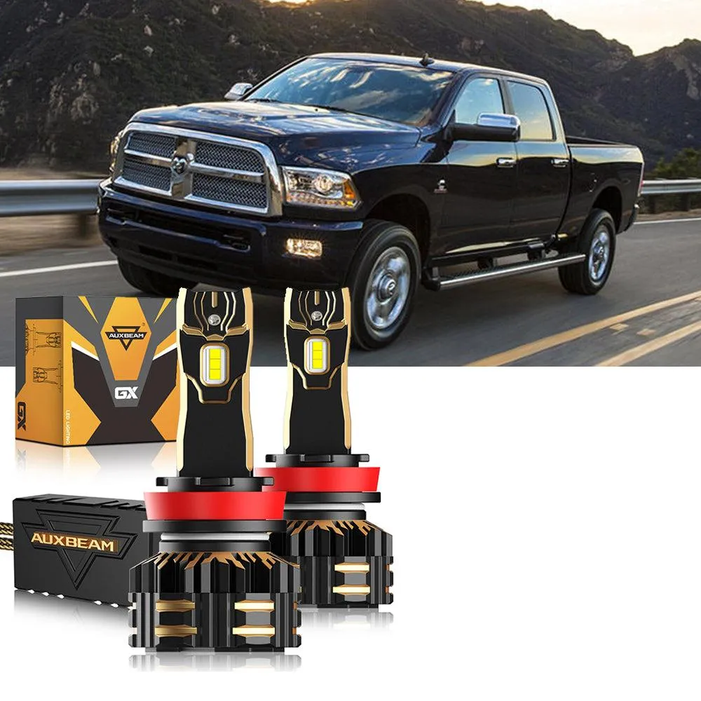 For 2013-2015 Ram 2500 (without projector-type headlights) 9005 H11 LED Headlight Bulbs Bundle