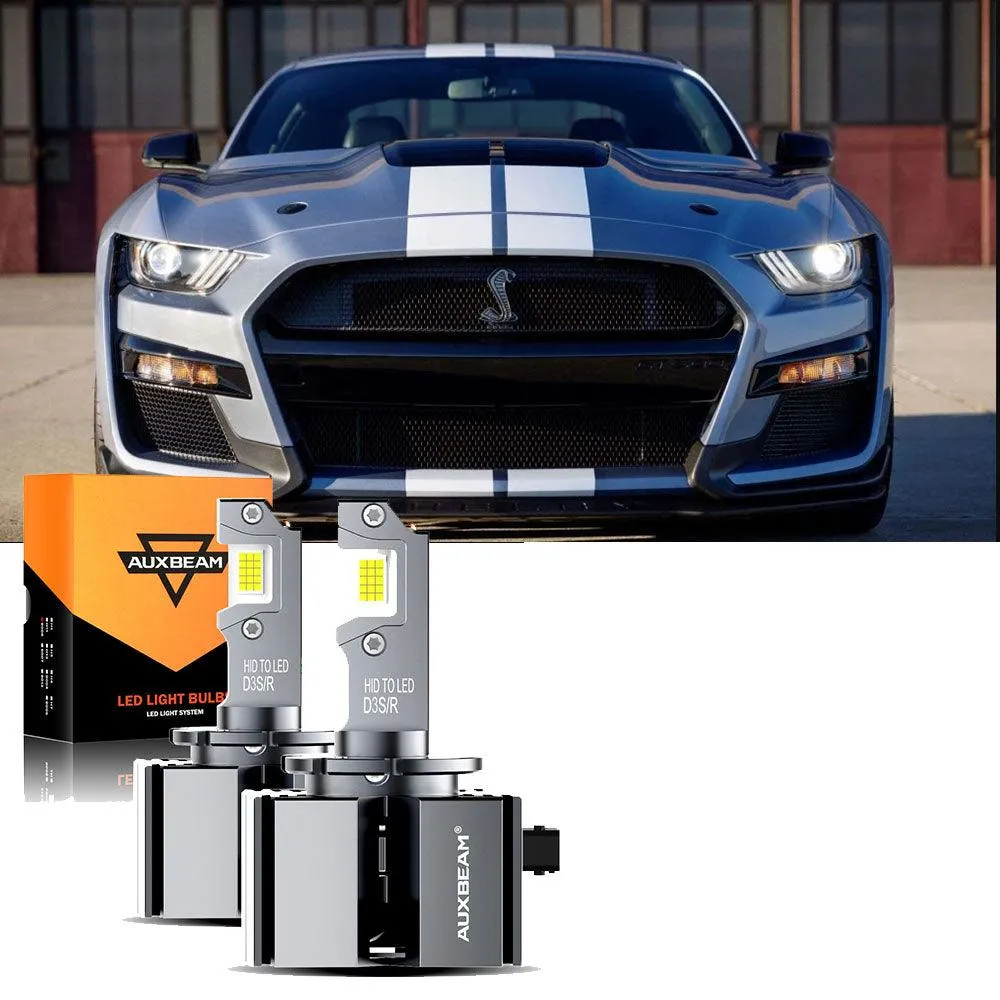 For 2013-2017 Ford Mustang D3S LED Headlight Bulbs