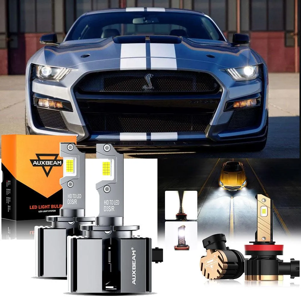 For 2013-2017 Ford Mustang D3S LED Headlight Bulbs
