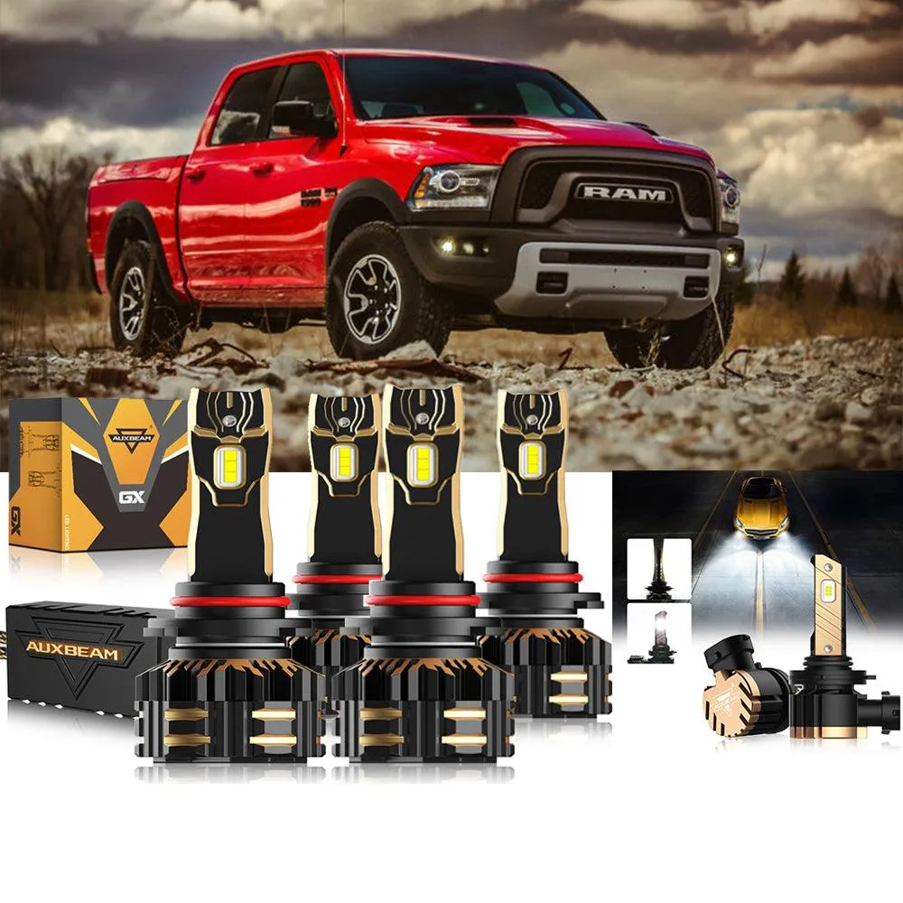 For 2016-2017 Ram 1500 ( with projector-type headlights) 9005 9005 LED Headlight Bulbs Bundle