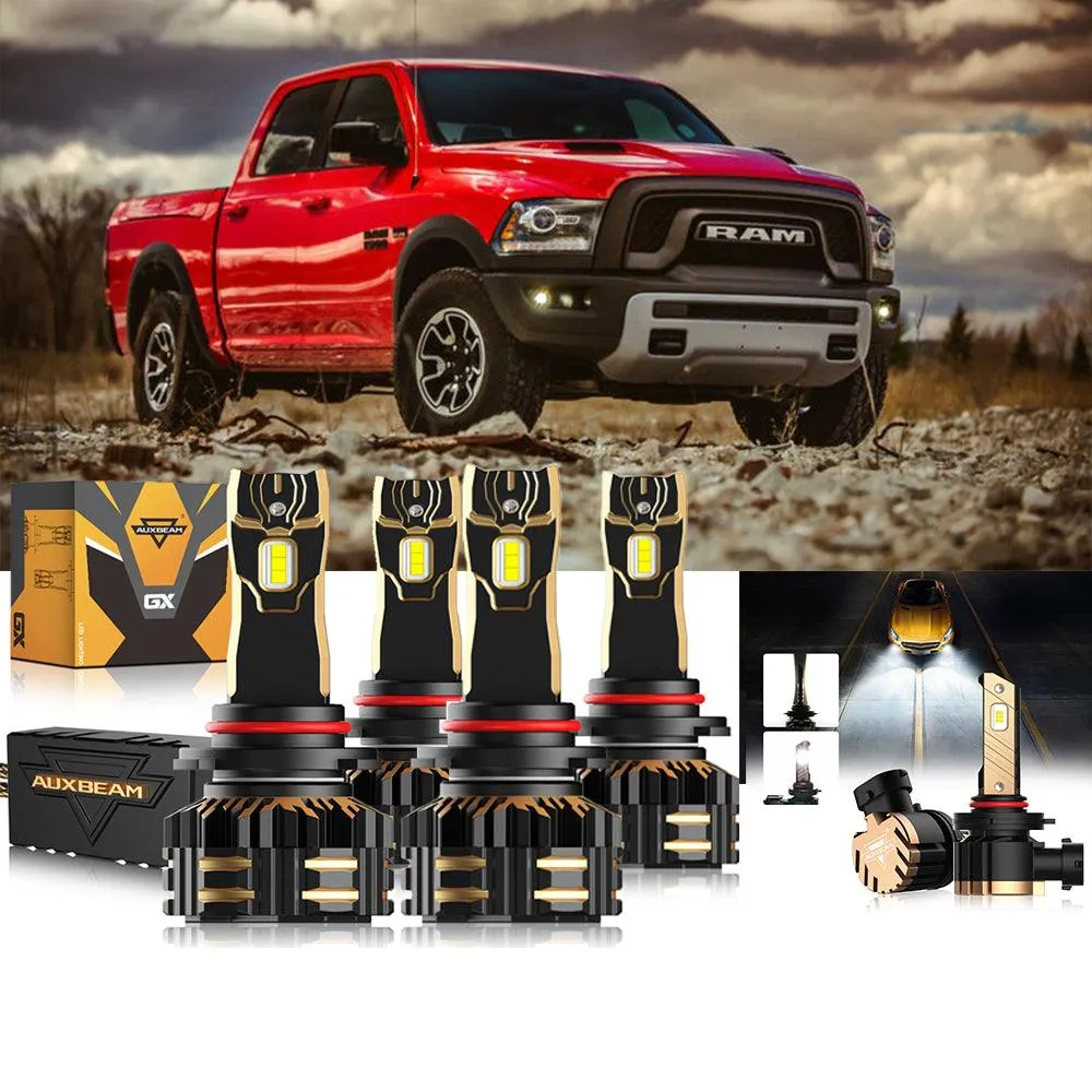 For 2016-2017 Ram 1500 ( with projector-type headlights) 9005 9005 LED Headlight Bulbs Bundle
