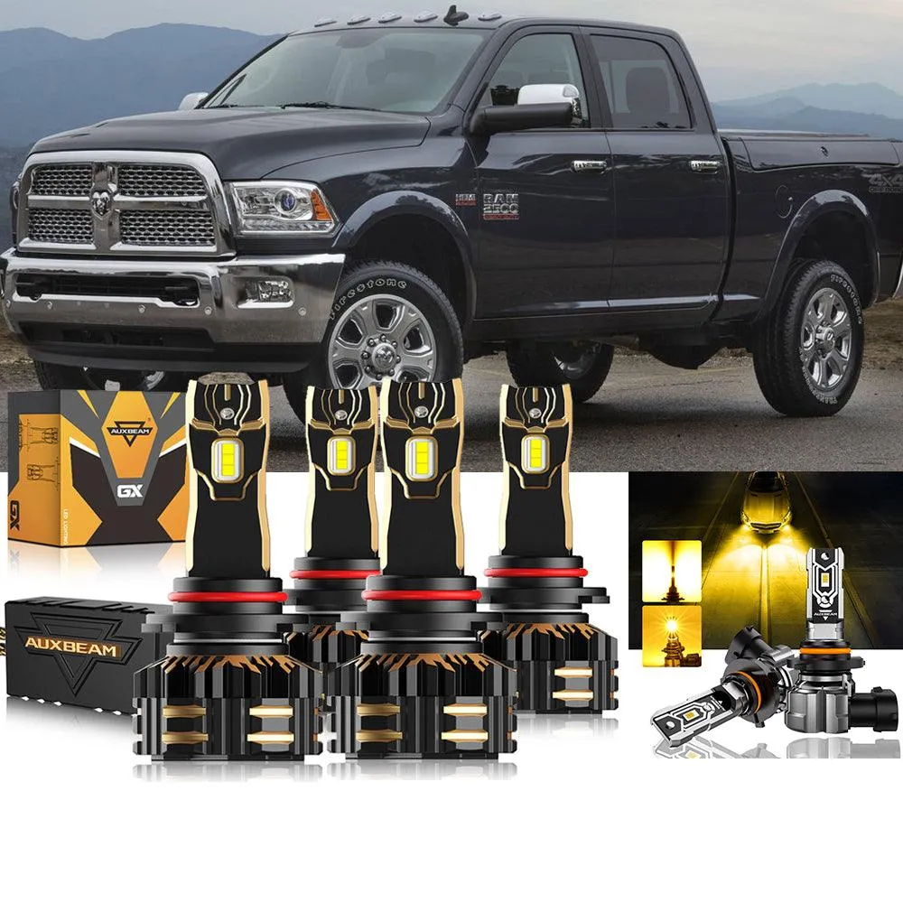 For 2016-2017 Ram 2500 (with projector-type headlights) 9005 9005 LED Headlights Bulbs Bundle