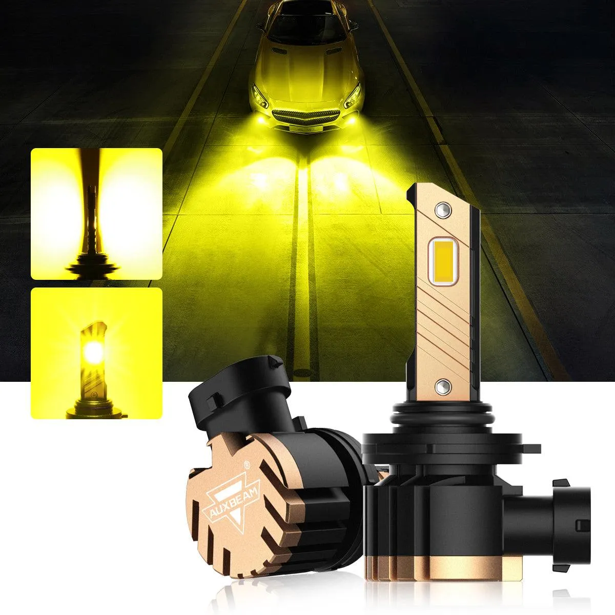 For 2016-2017 Ram 2500 (with projector-type headlights) 9005 9005 LED Headlights Bulbs Bundle