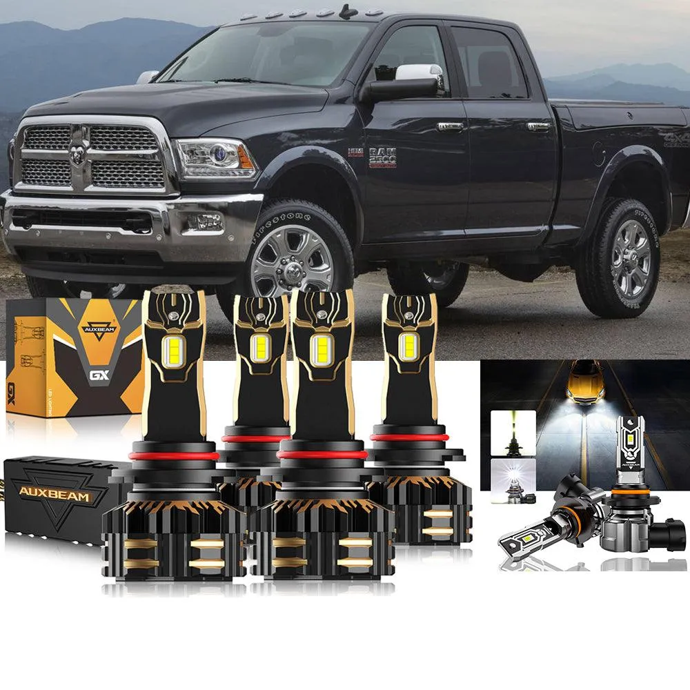 For 2016-2017 Ram 2500 (with projector-type headlights) 9005 9005 LED Headlights Bulbs Bundle