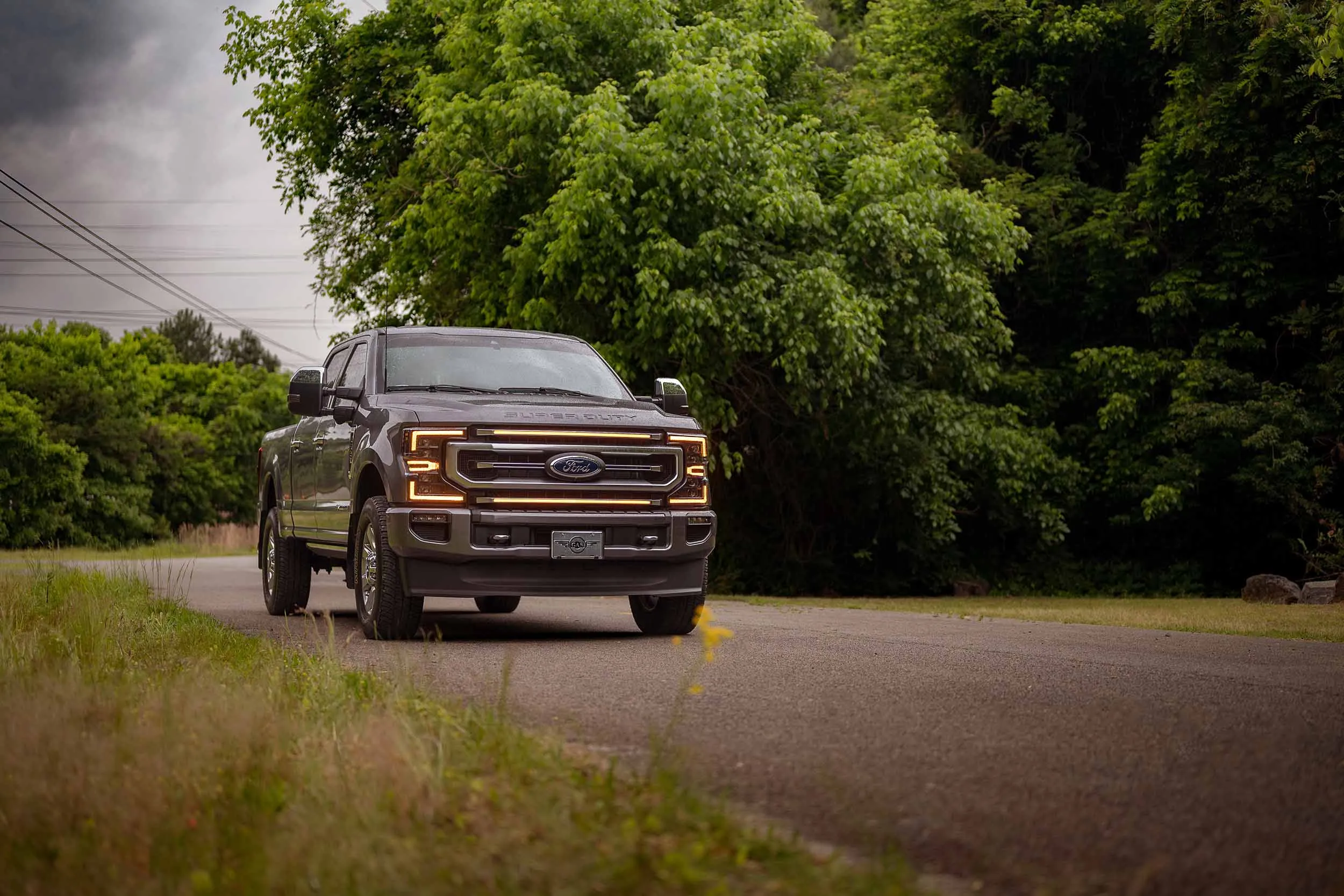 Ford Super Duty Platinum (20-22): Morimoto XBG LED Grille Inserts
