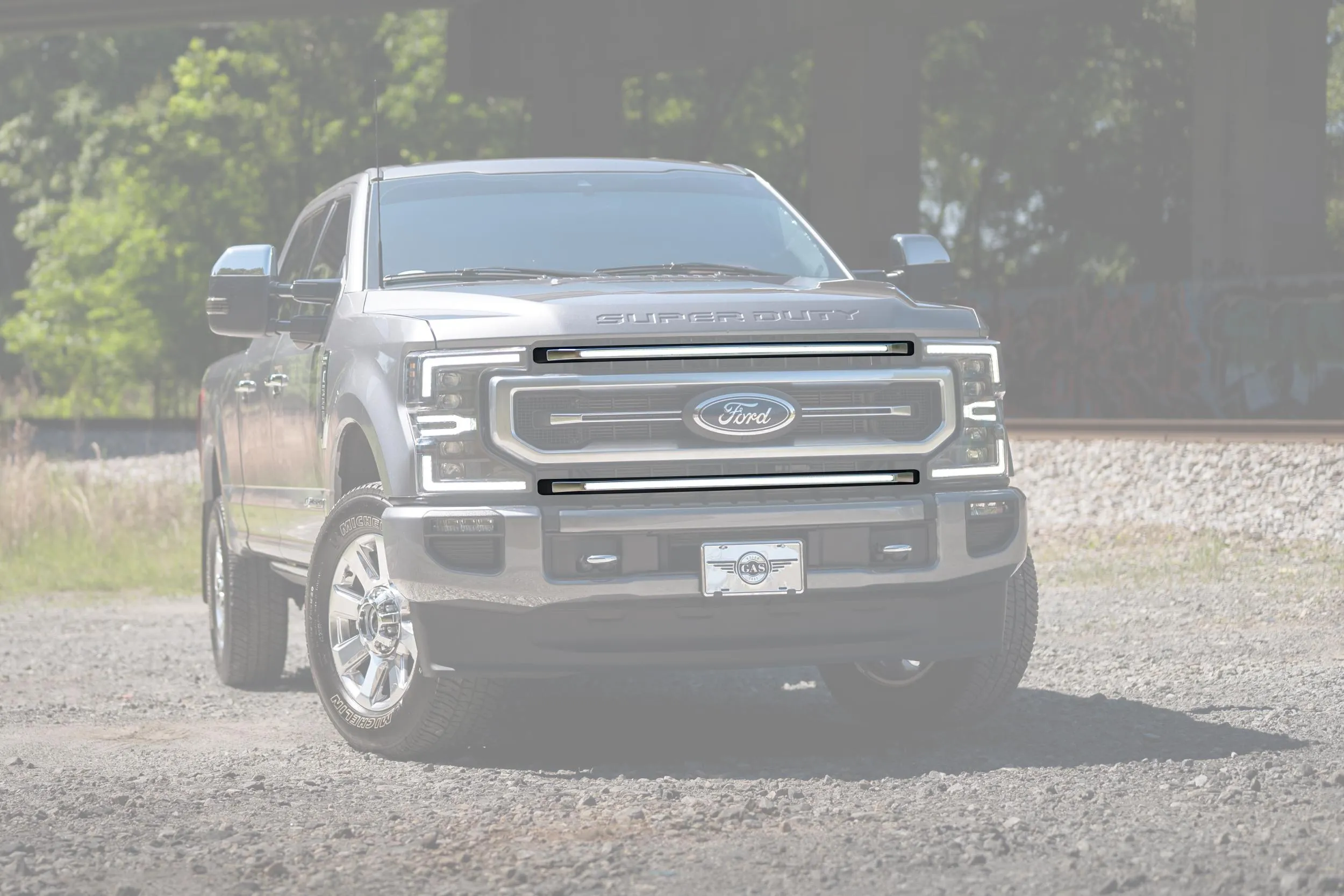 Ford Super Duty Platinum (20-22): Morimoto XBG LED Grille Inserts