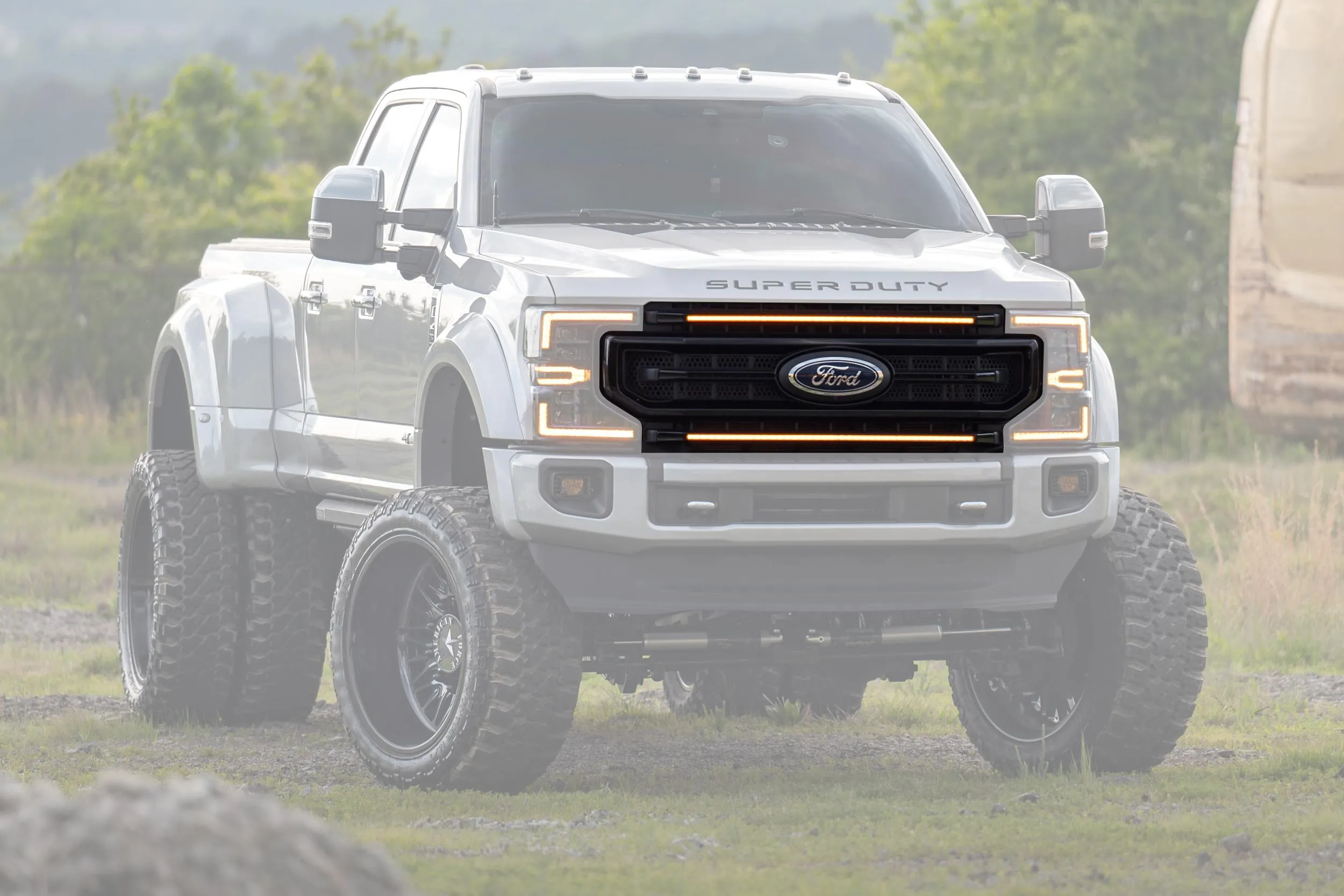 Ford Super Duty Platinum (20-22): Morimoto XBG LED Grille Inserts