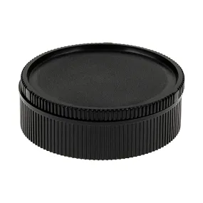 Fotodiox Camera Body & Rear Lens Cap Set for All Leica R SLR Compatible Cameras & Lenses - Black