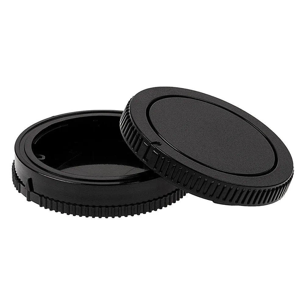 Fotodiox Camera Body & Rear Lens Cap Set for All Sony Alpha A-Mount Compatible Cameras & Lenses