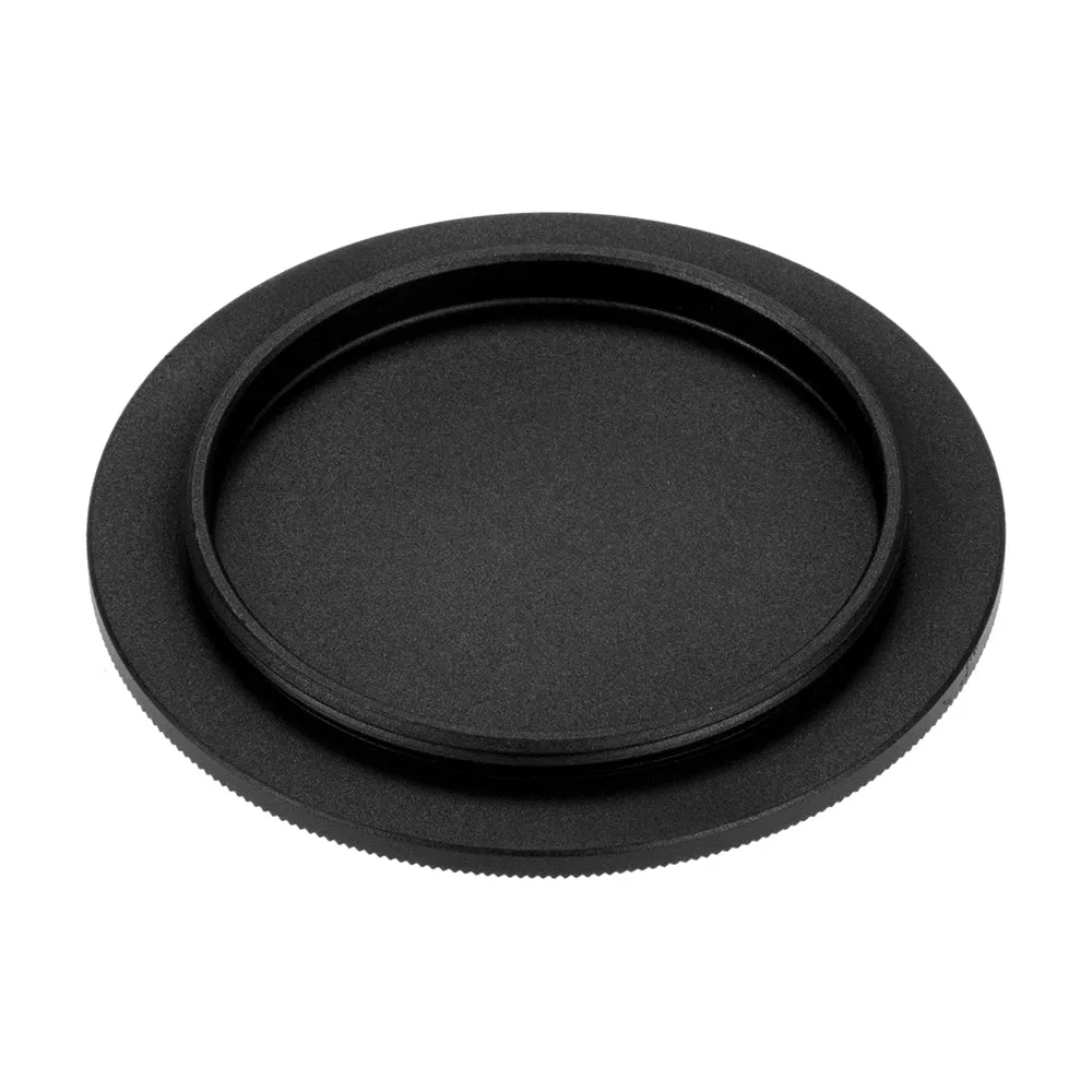 Fotodiox M42 Metal Camera Body Cap - Black Protective Rear Cap for 42mm x1 Thread Screw Mount Camera Bodies