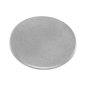Fotodiox M42 Metal Camera Body Cap - Silver Protective Rear Cap for 42mm x1 Thread Screw Mount Camera Bodies