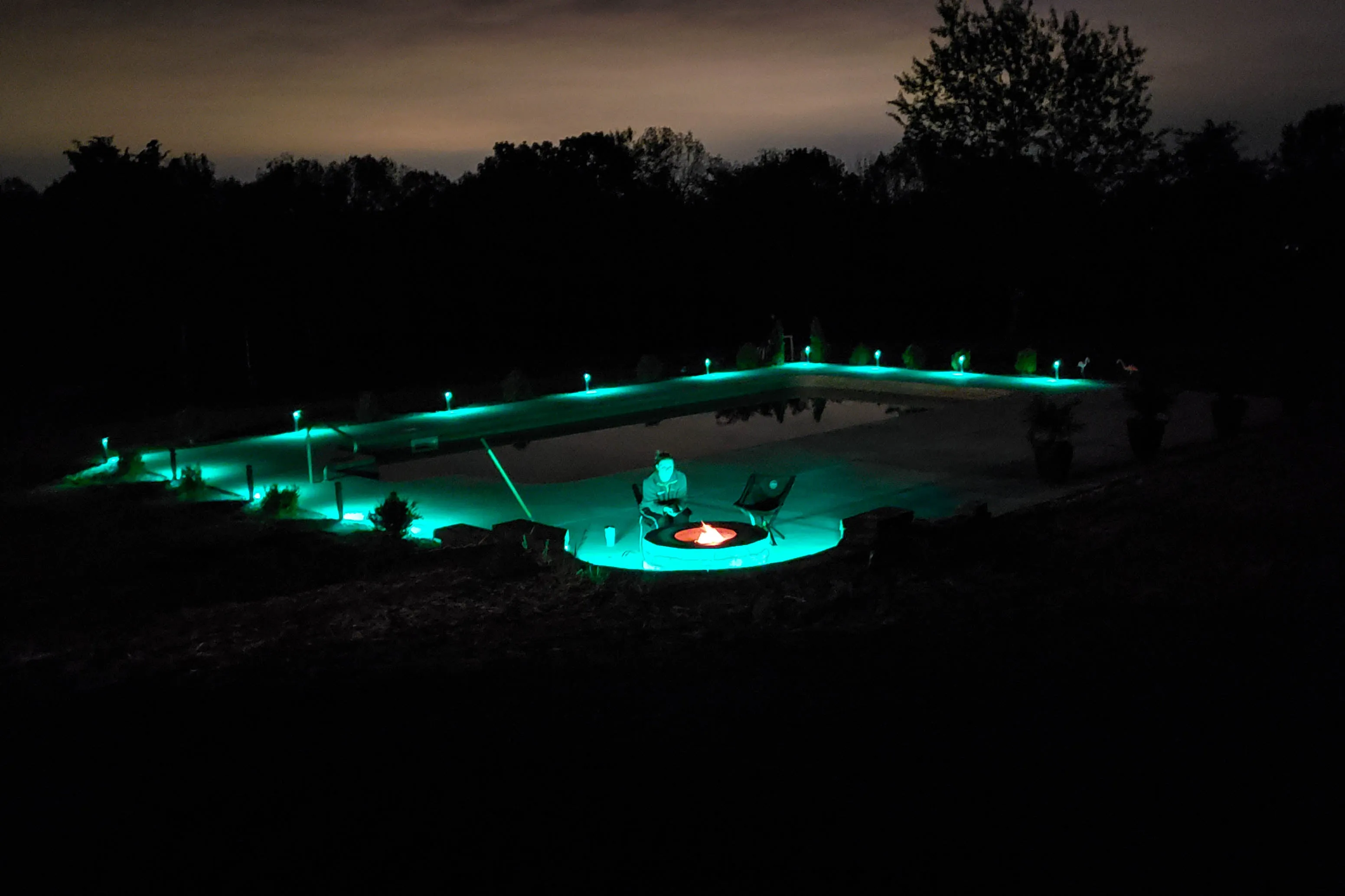 Full Color LED Deck Post Light