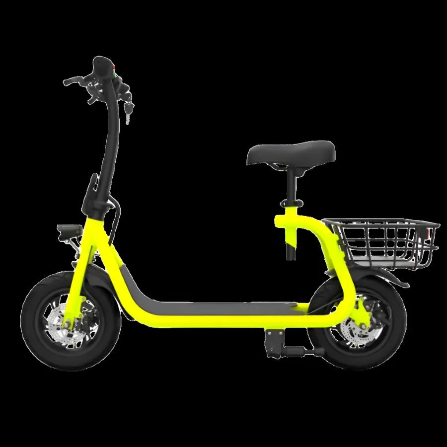 GlareWheel EB-C1 Electric Moped High Speed 15mph City Commuting Scooter