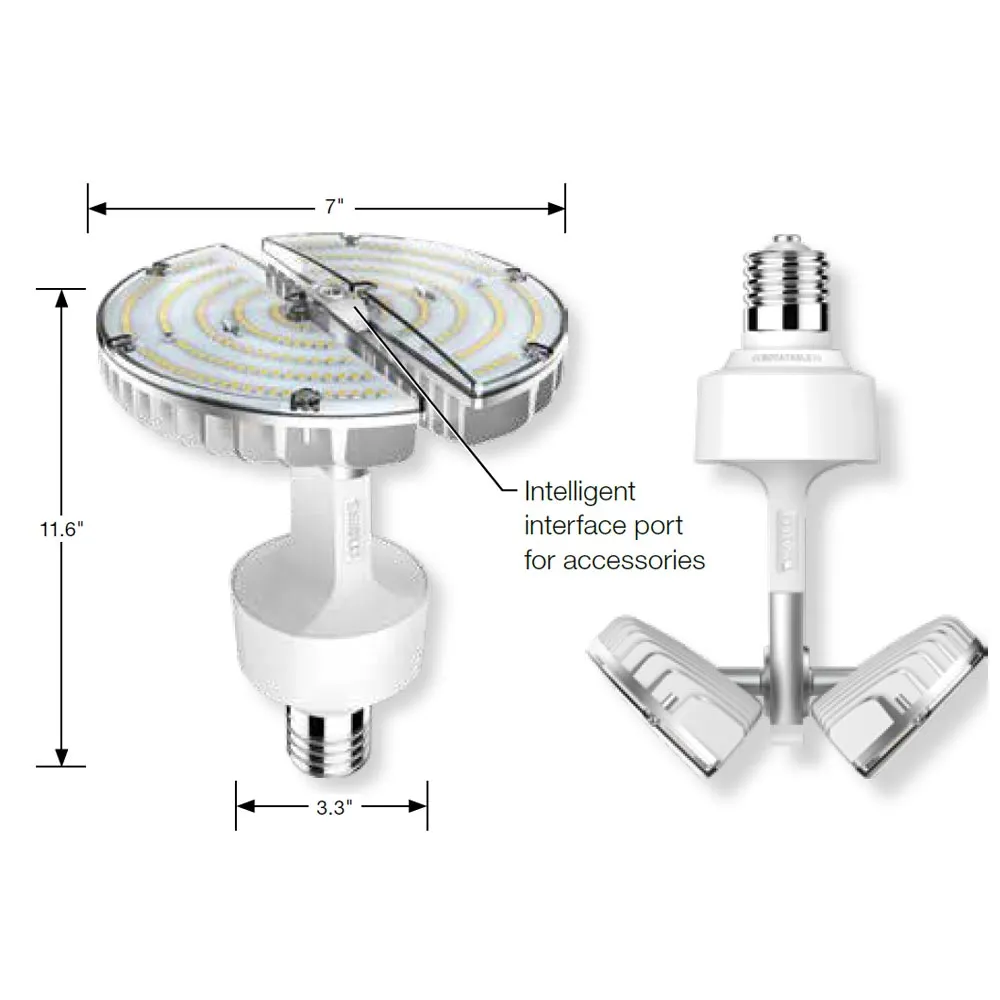 Hi-Pro 360 Deformable LED Lamp, 70 Watts, 10500 Lumens, 2700K, EX39 Mogul Base, 120-277V