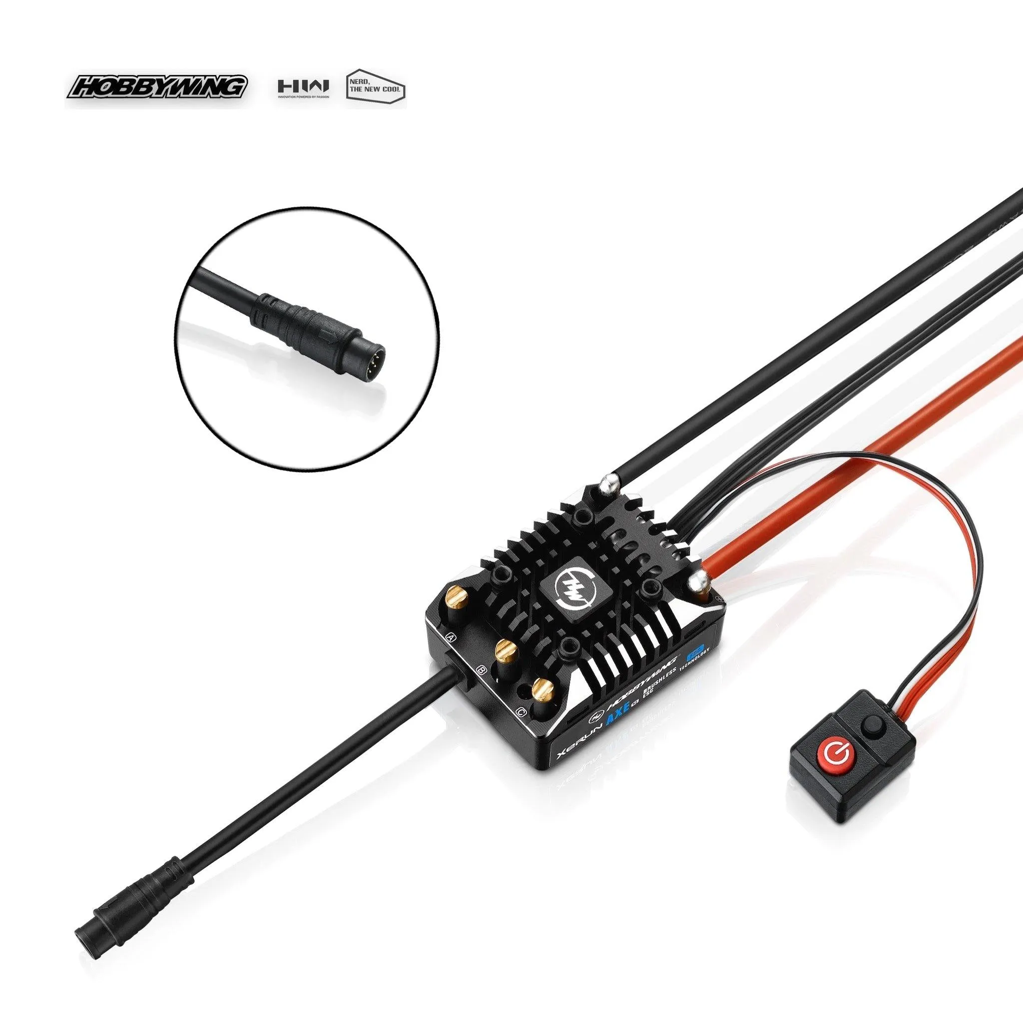 Hobbywing XERUN AXE 540L R2 Brushless System for Rock Crawler w/ AXE 540L-2100KV-R2 Motor Combo 38020312