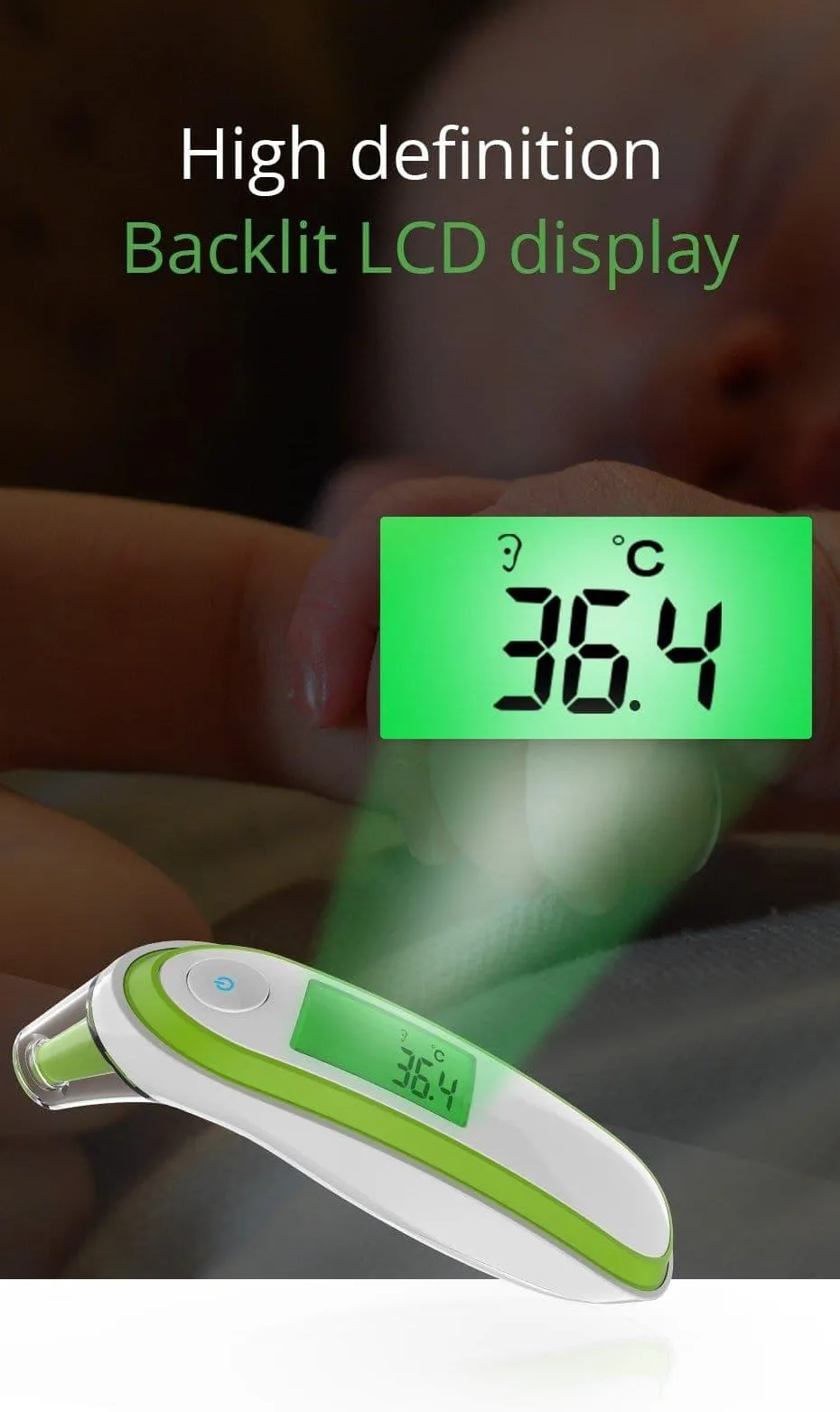 Infrared Fever Digital Thermometer - Baby, Adult