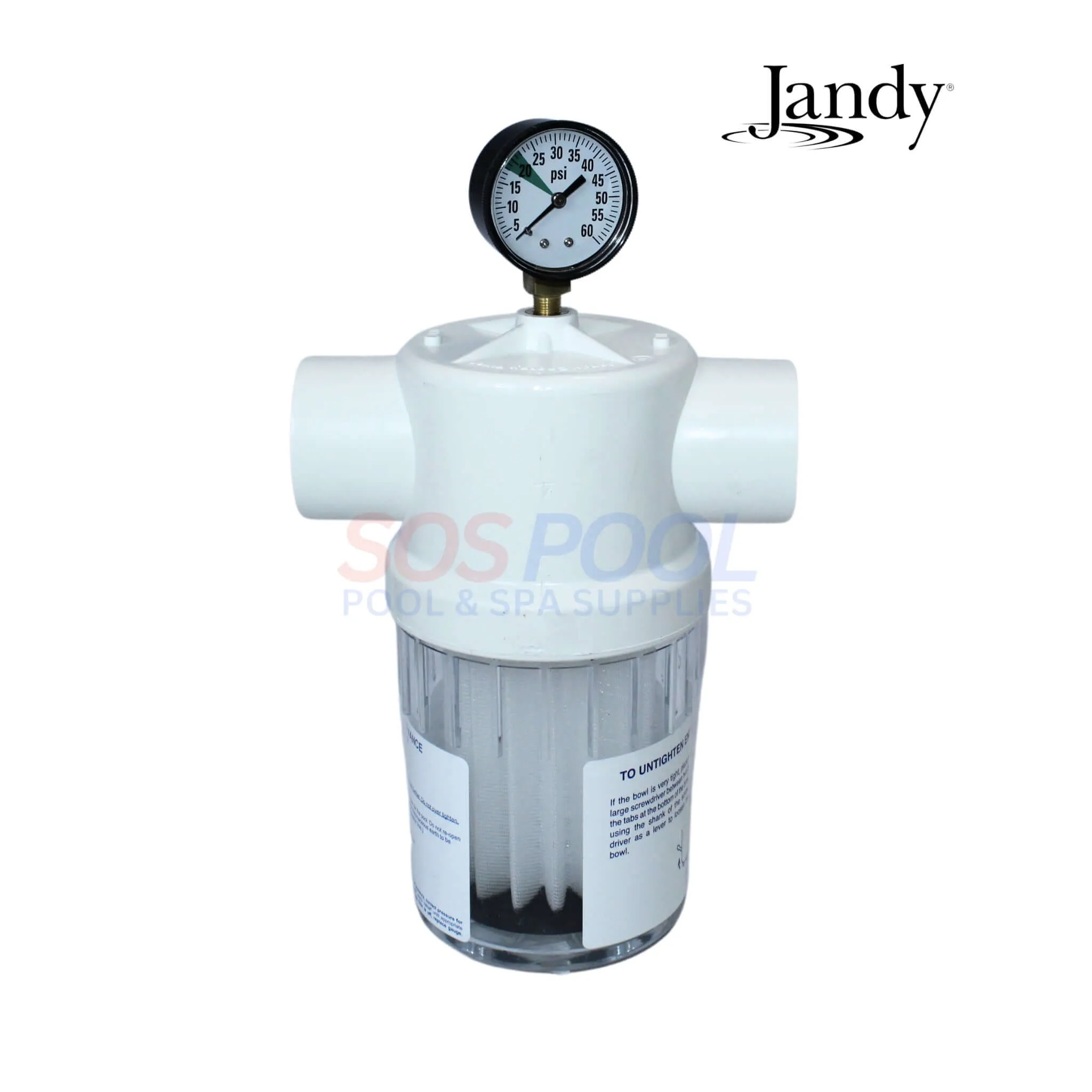 Jandy Energy Filter With Gauge For Ray-Vac Pro Series | 2888