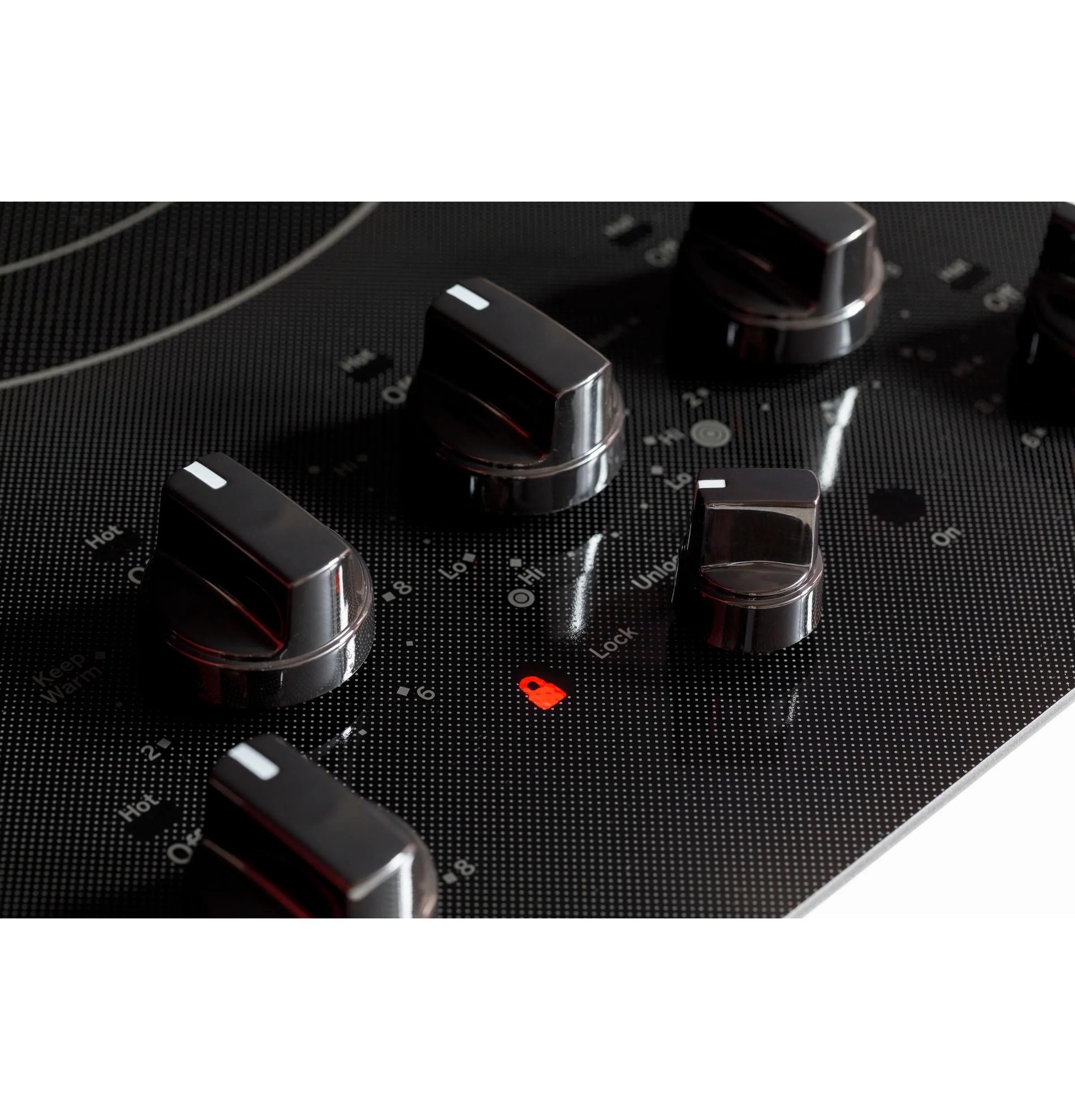 JEP5030DTBB GE® 30" Built-In knob Control Electric Cooktop