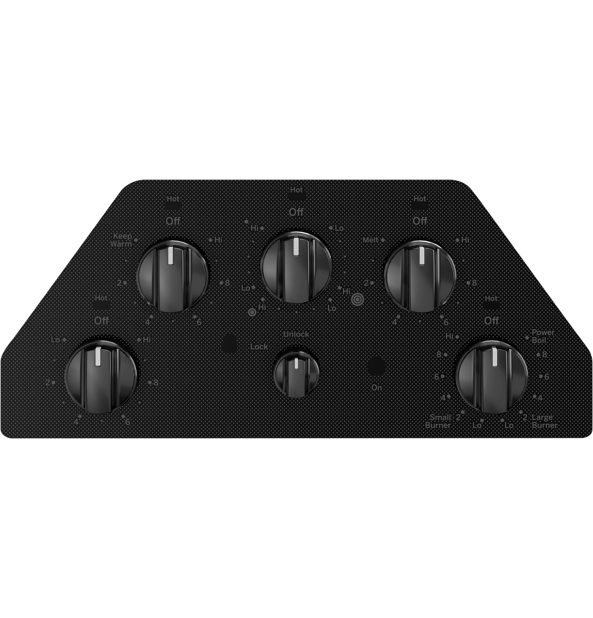JEP5036DTBB GE® 36" Built-In Knob Control Electric Cooktop