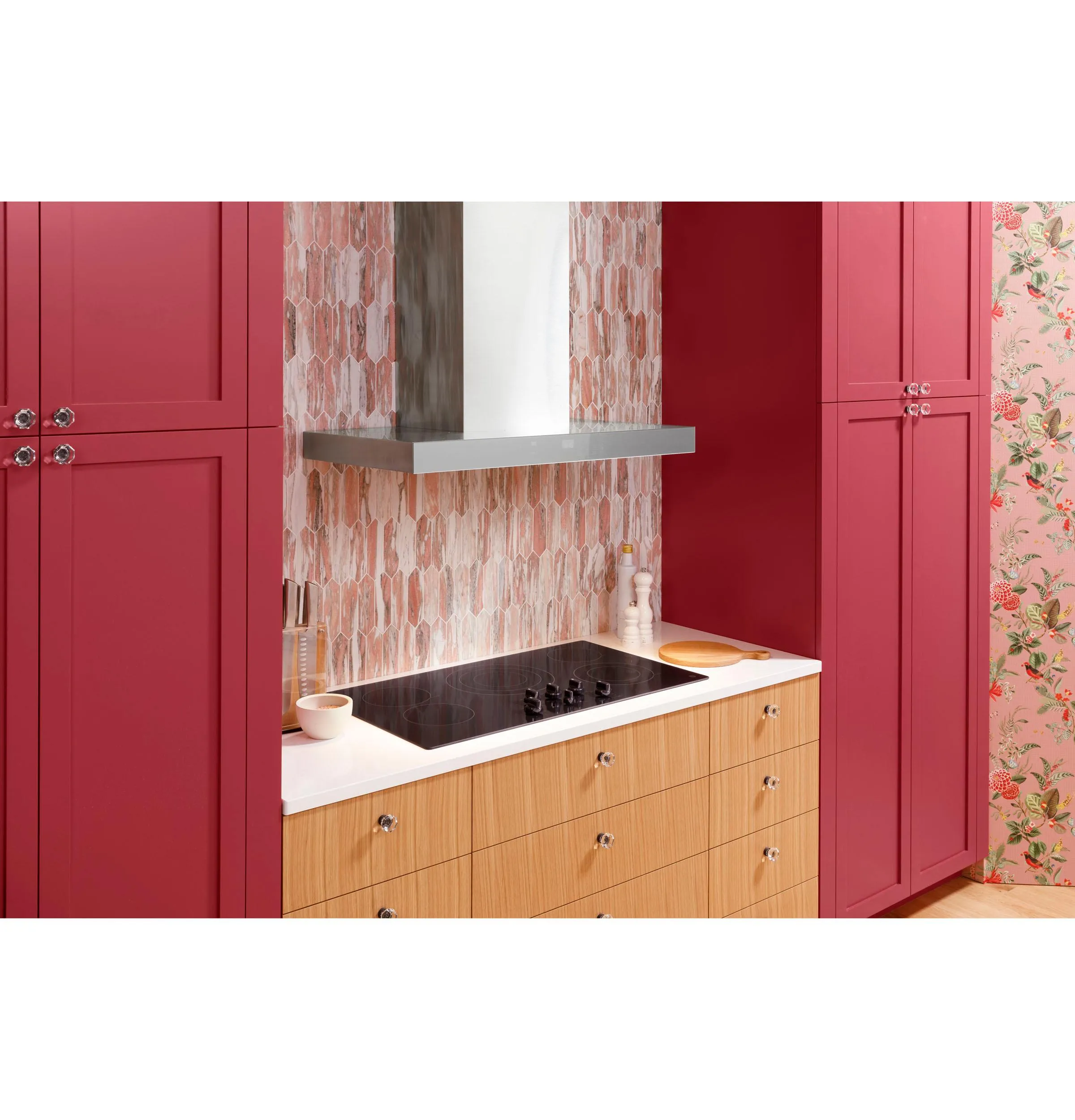 JEP5036STSS GE® 36" Built-In Knob Control Electric Cooktop